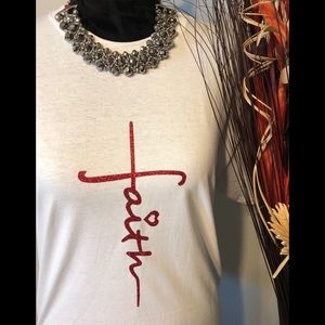 Faith cross T-shirt